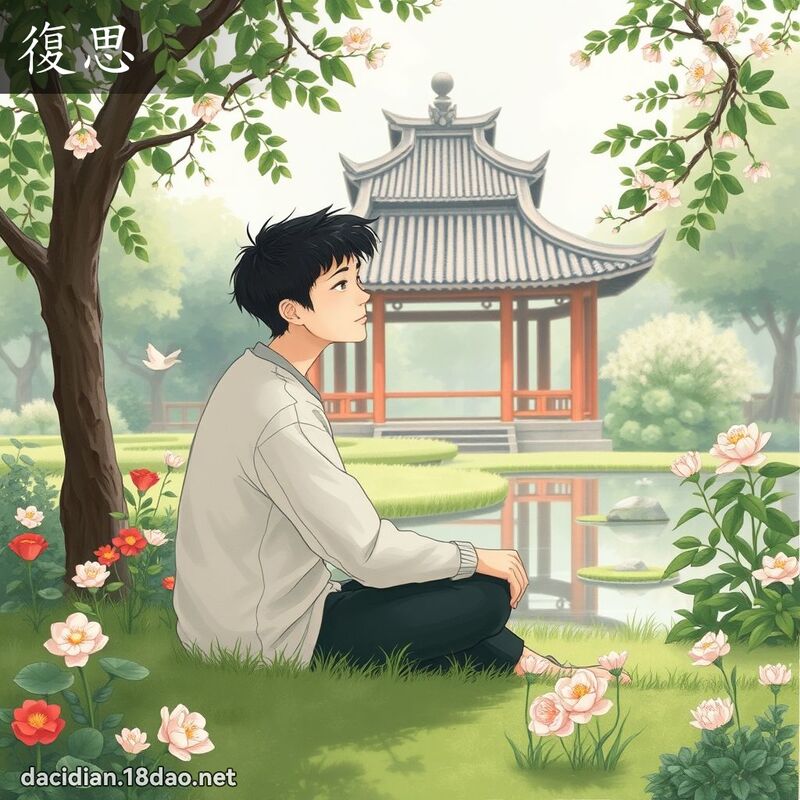 復思 - 國語大辭典配圖