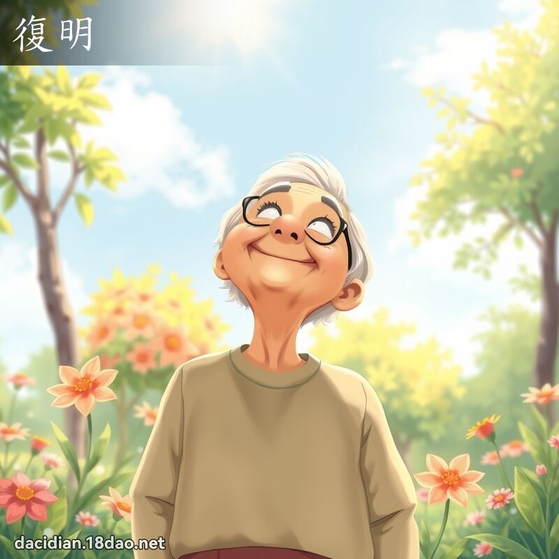 復明 - 國語大辭典配圖