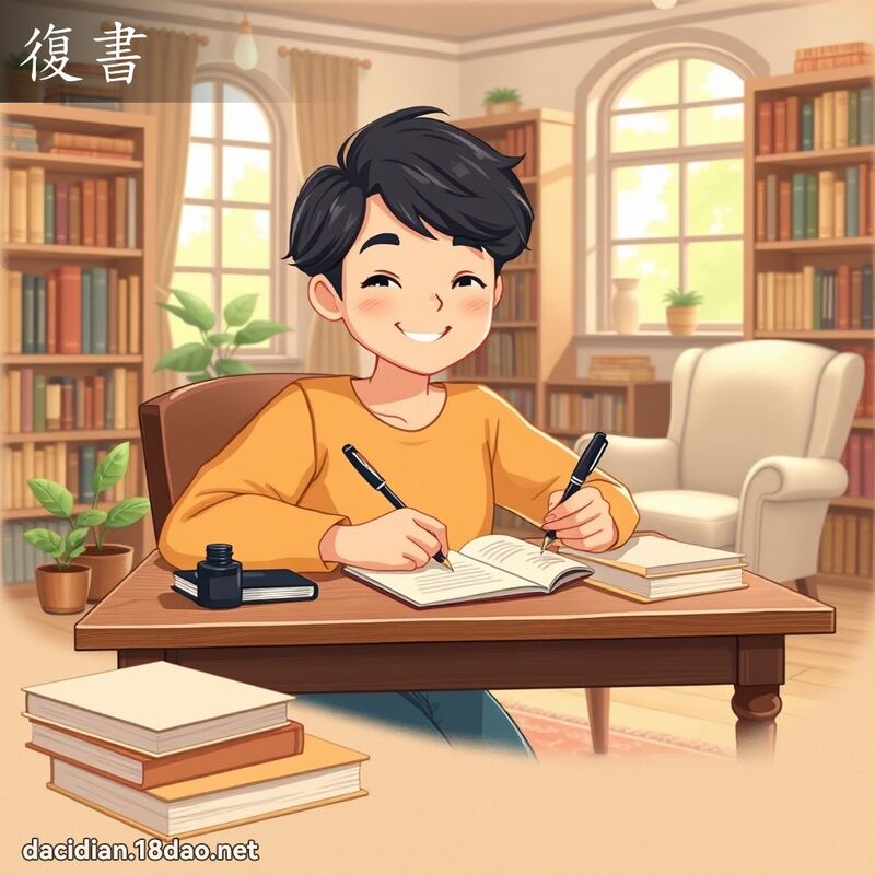 復書 - 國語大辭典配圖