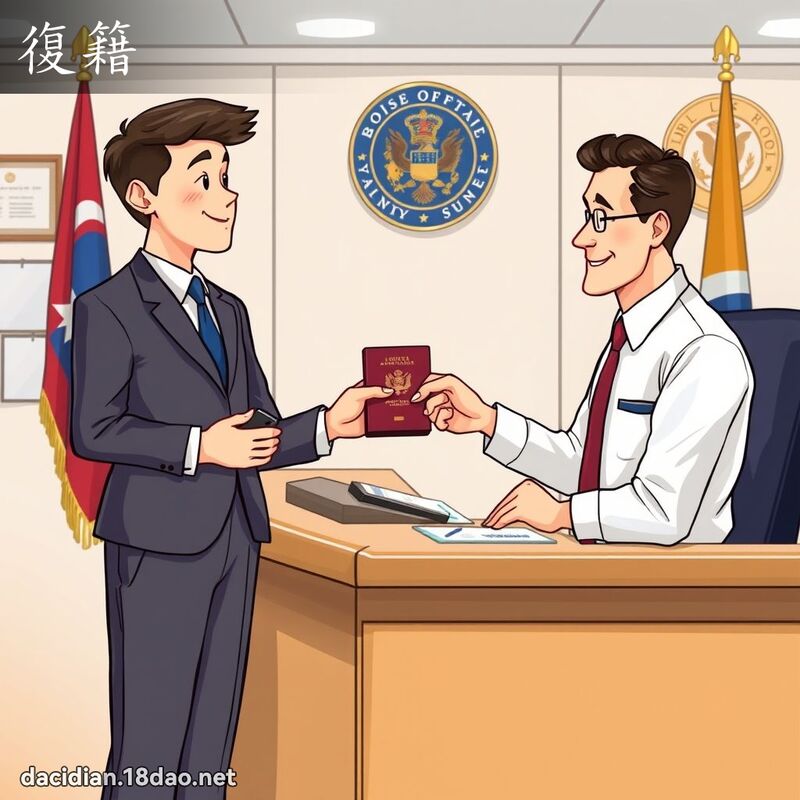 復籍 - 国语大辞典配图