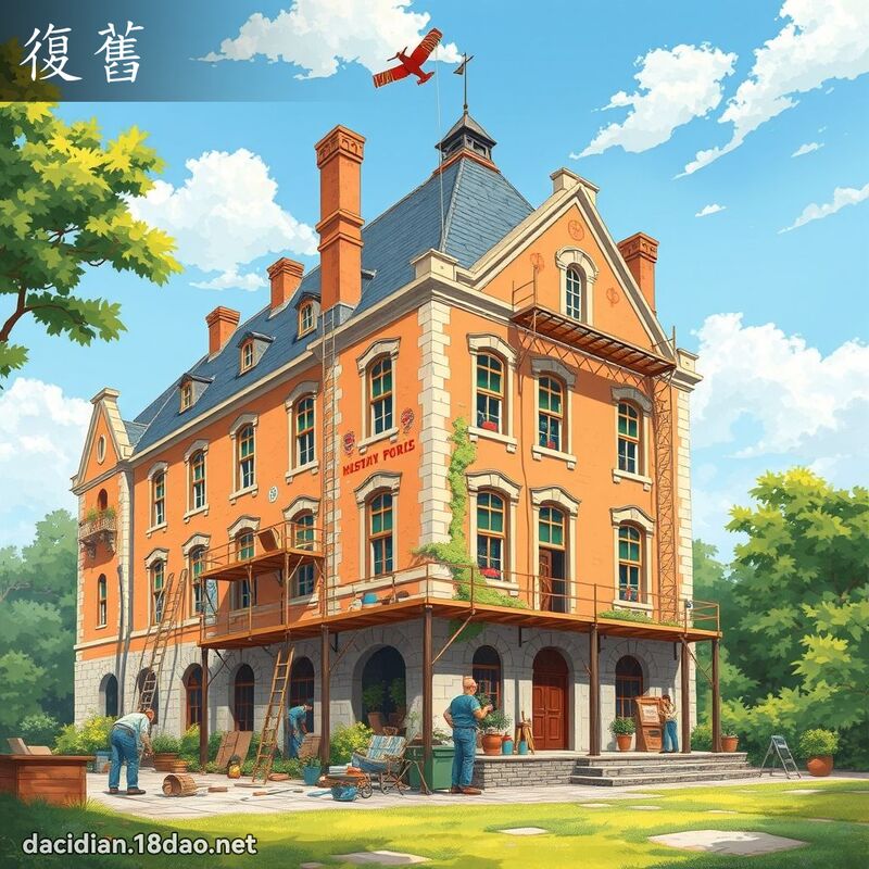 復舊 - 國語大辭典配圖