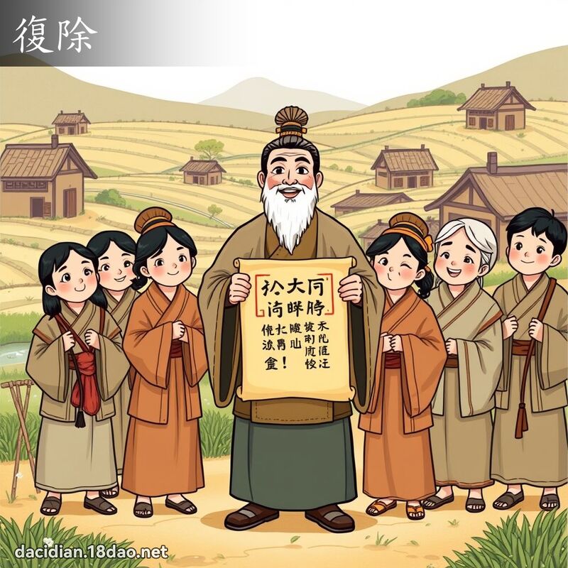 復除 - 国语大辞典配图