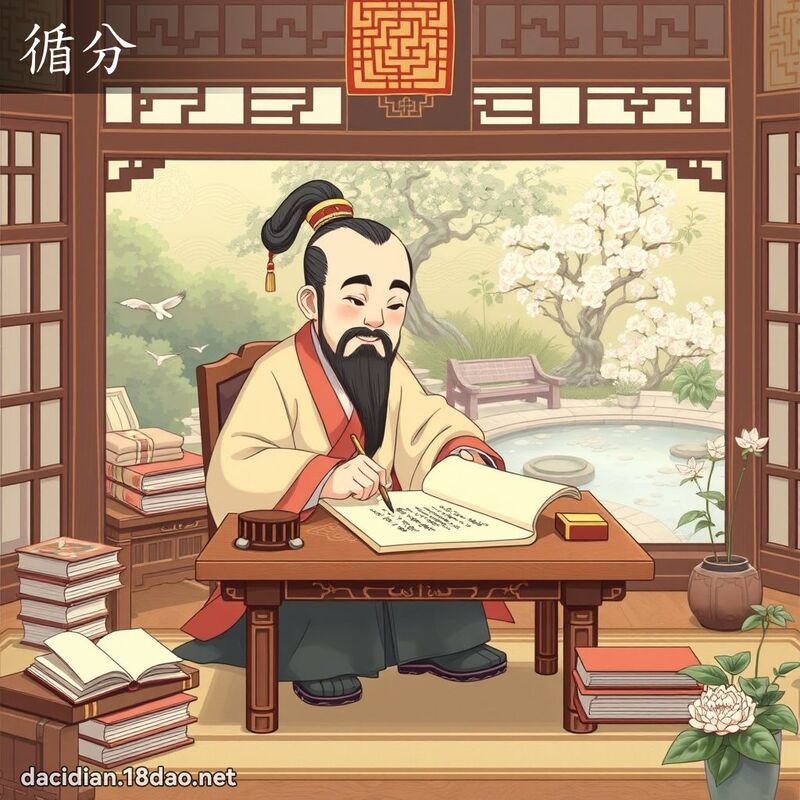 循分 - 國語大辭典配圖