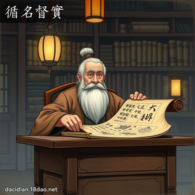 循名督实 - 国语大辞典配图