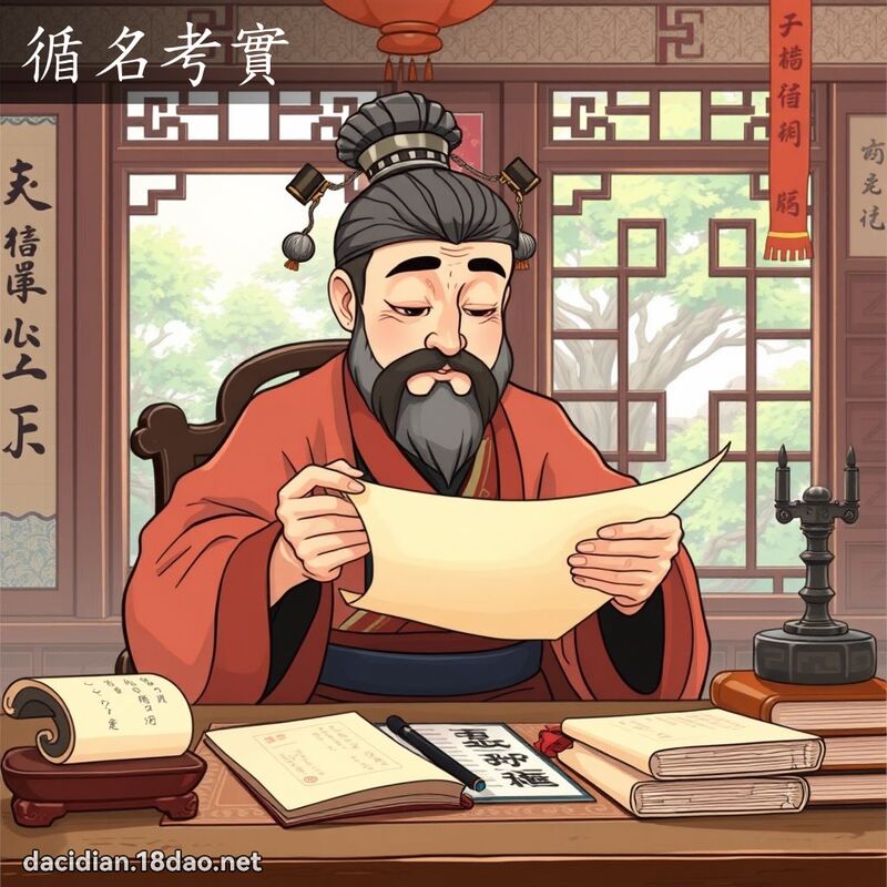 循名考實 - 國語大辭典配圖