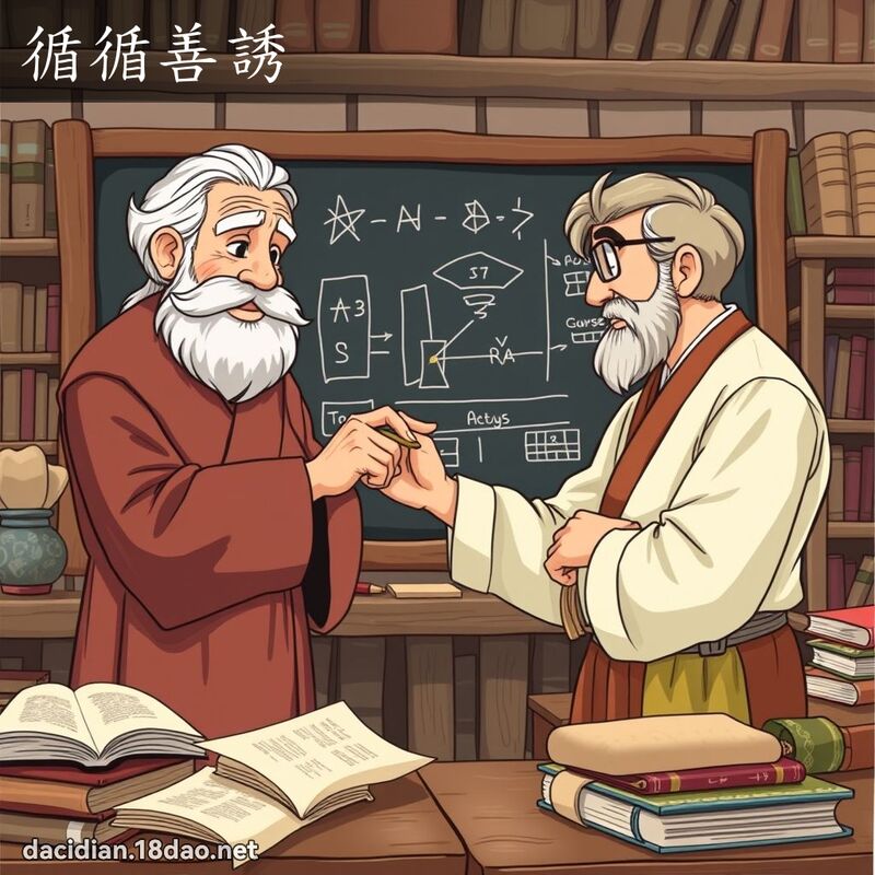 循循善誘 - 國語大辭典配圖