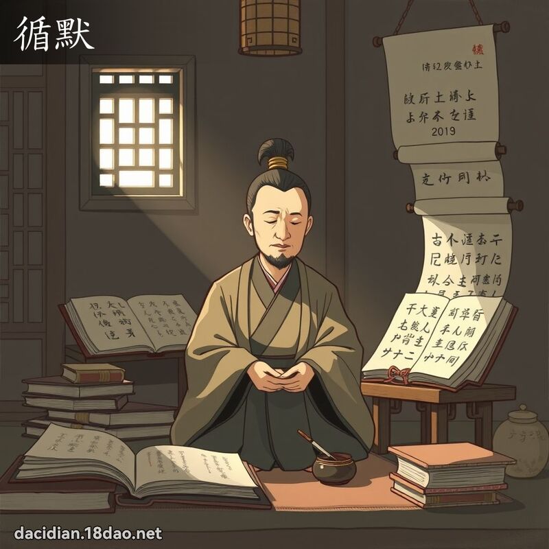循默 - 国语大辞典配图