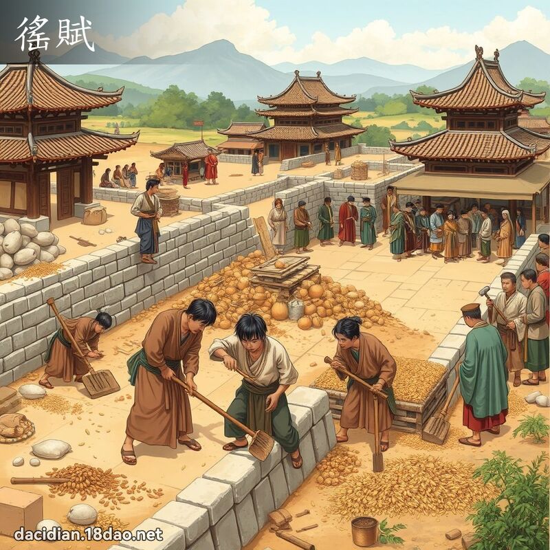 徭赋 - 国语大辞典配图