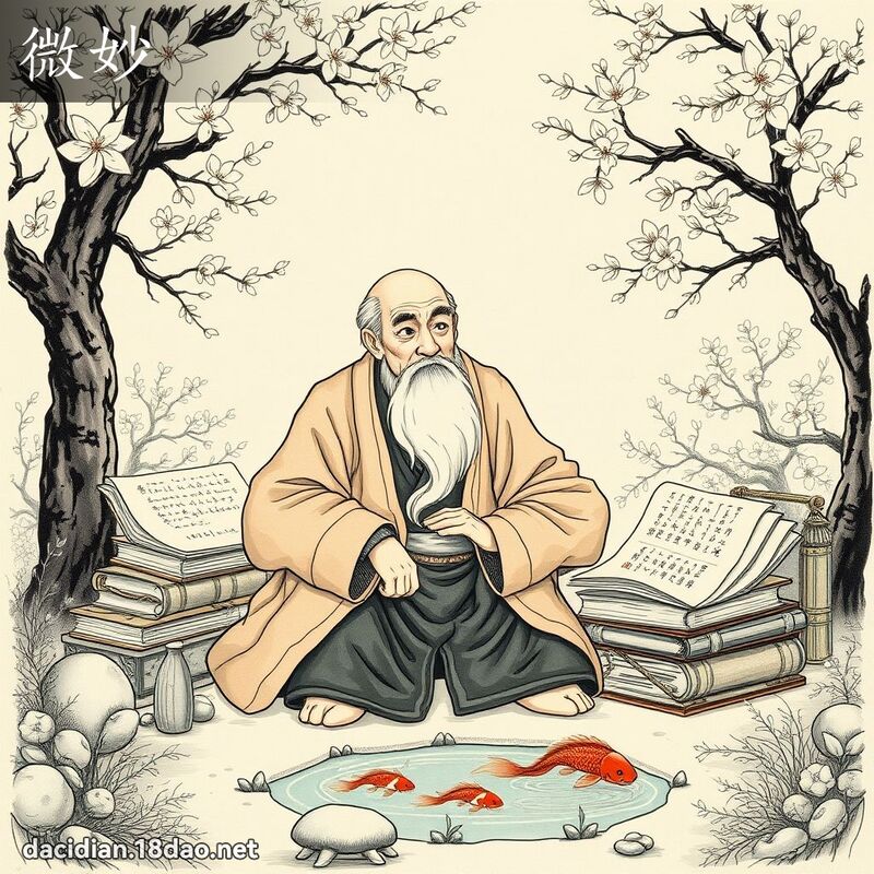 微妙 - 國語大辭典配圖
