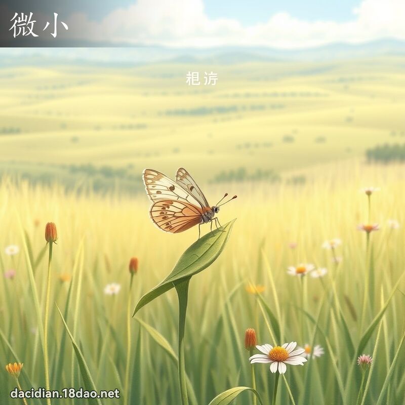微小 - 國語大辭典配圖