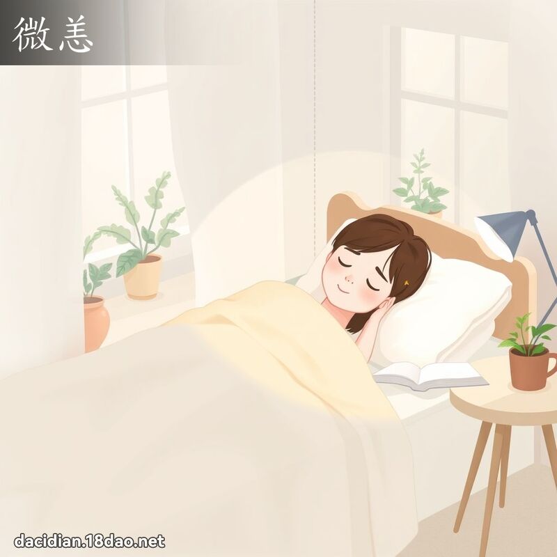 微恙 - 國語大辭典配圖