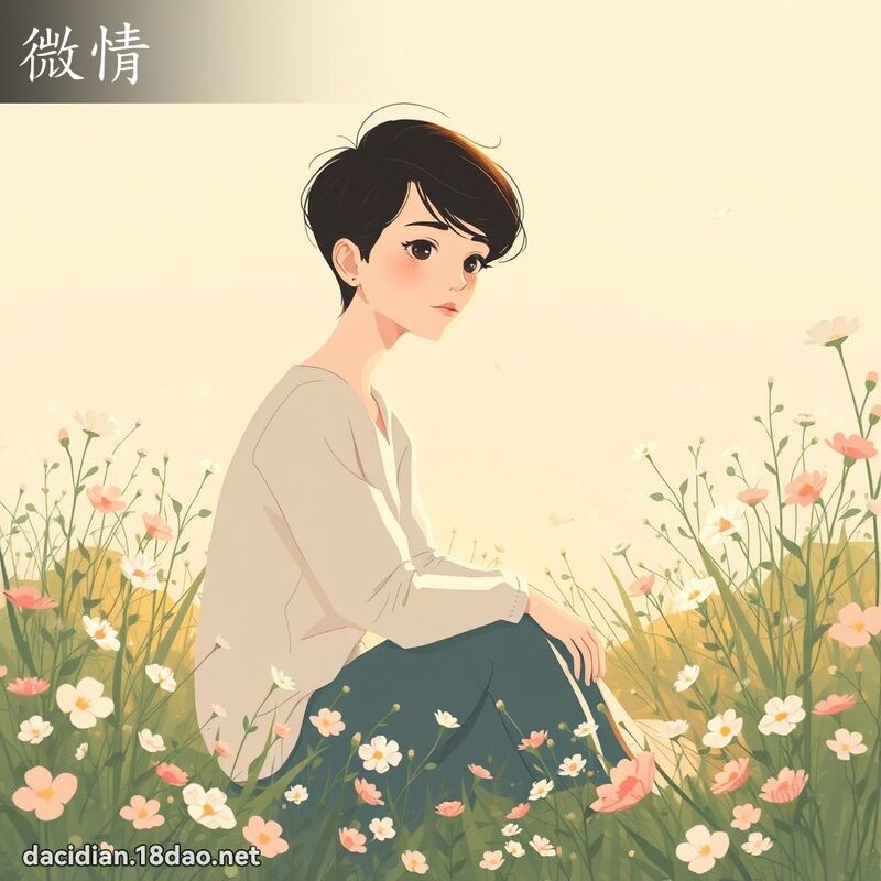 微情 - 國語大辭典配圖