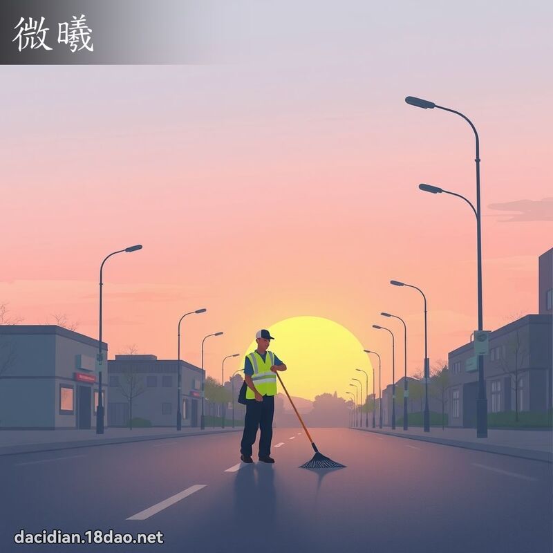 微曦 - 國語大辭典配圖