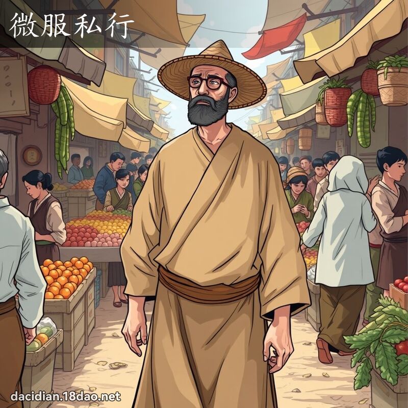 微服私行 - 国语大辞典配图