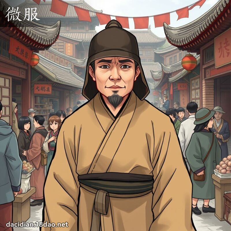 微服 - 国语大辞典配图