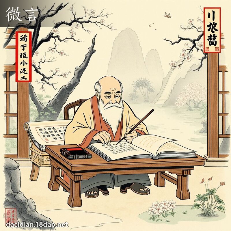 微言 - 國語大辭典配圖
