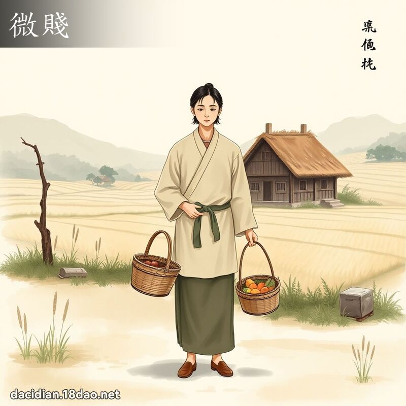 微賤 - 國語大辭典配圖