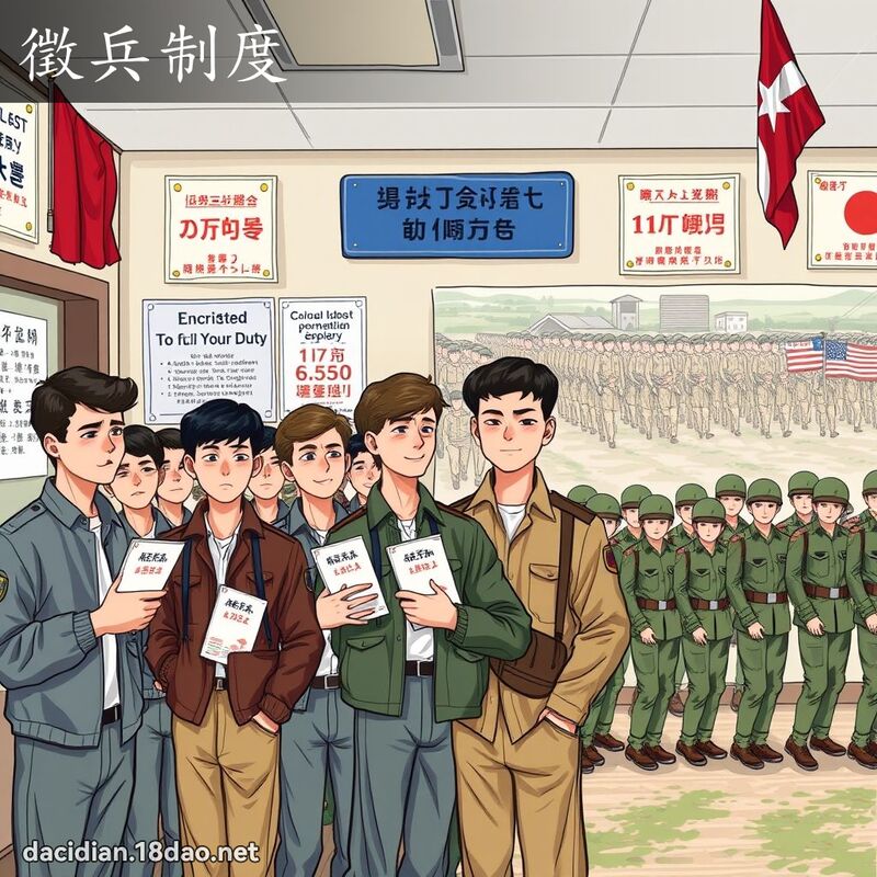 徵兵制度 - 國語大辭典配圖