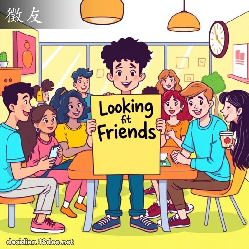 征友 - 国语大辞典配图