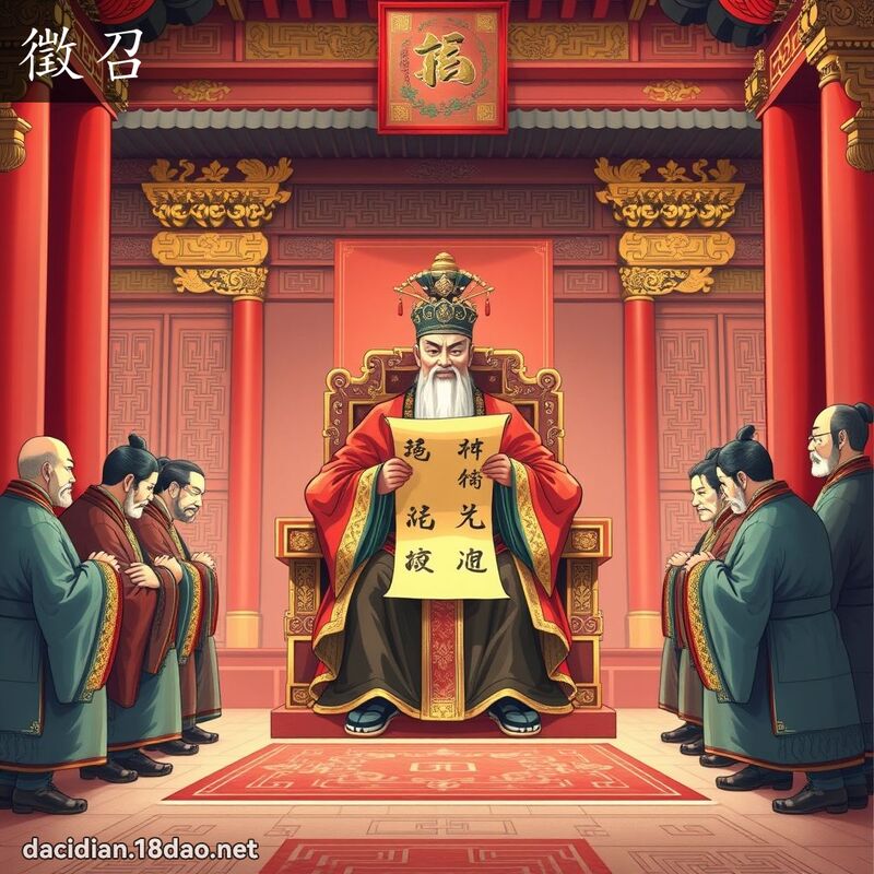 征召 - 国语大辞典配图