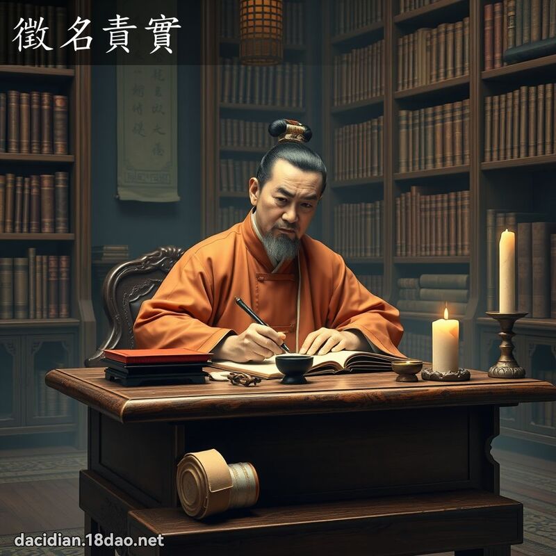 征名责实 - 国语大辞典配图
