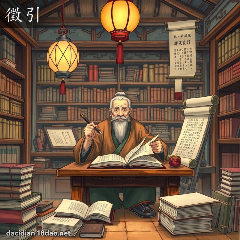 徵引 - 國語大辭典配圖