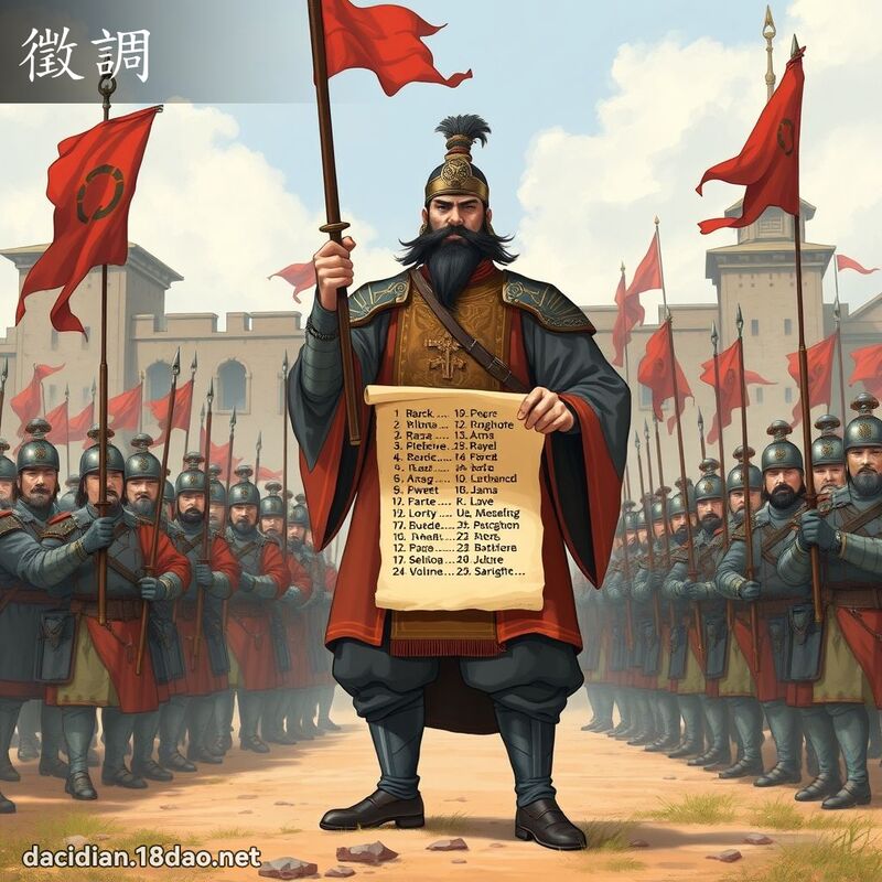 征调 - 国语大辞典配图