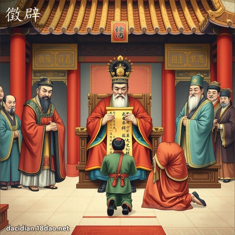 徵辟 - 國語大辭典配圖