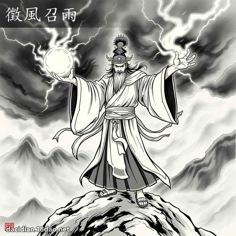 徵風召雨 - 國語大辭典配圖
