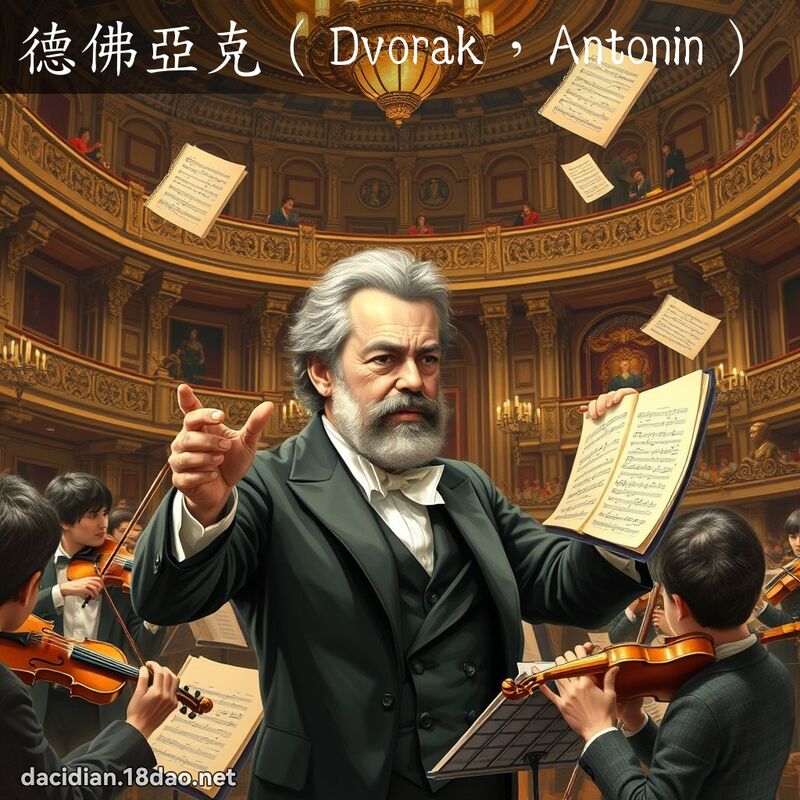 德佛亚克（Dvorak，Antonin） - 国语大辞典配图