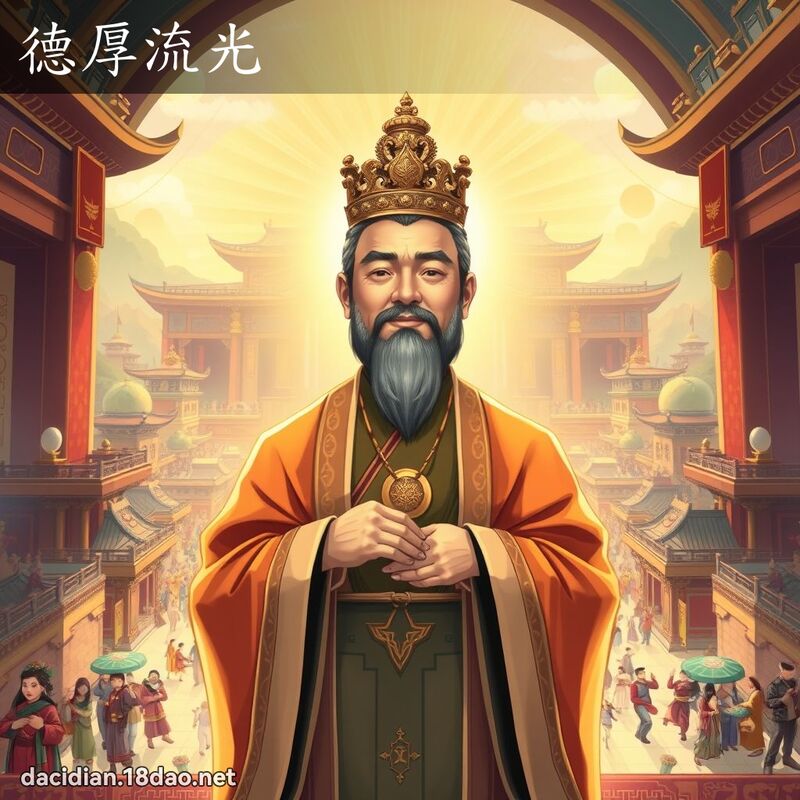 德厚流光 - 国语大辞典配图
