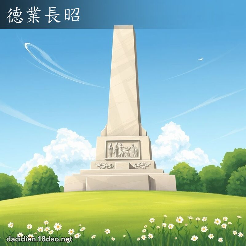 德业长昭 - 国语大辞典配图