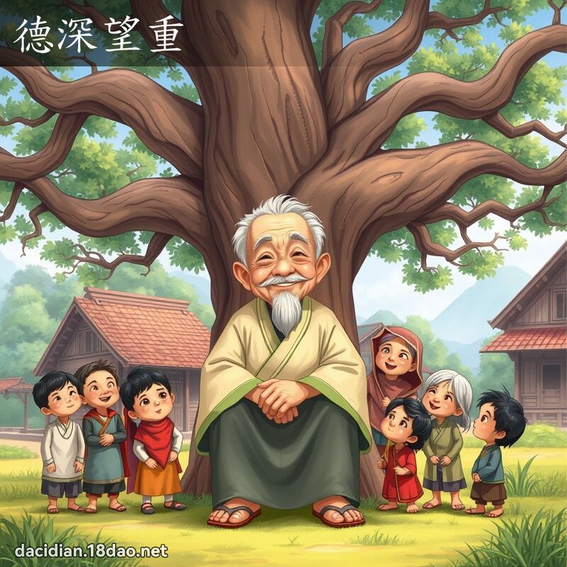 德深望重 - 國語大辭典配圖