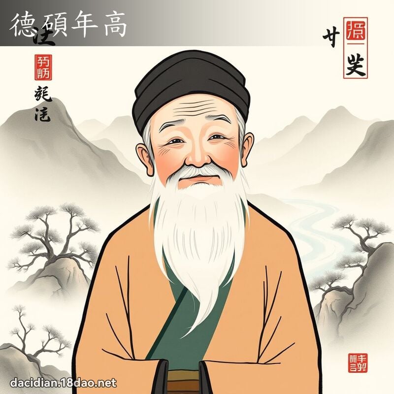德硕年高 - 国语大辞典配图