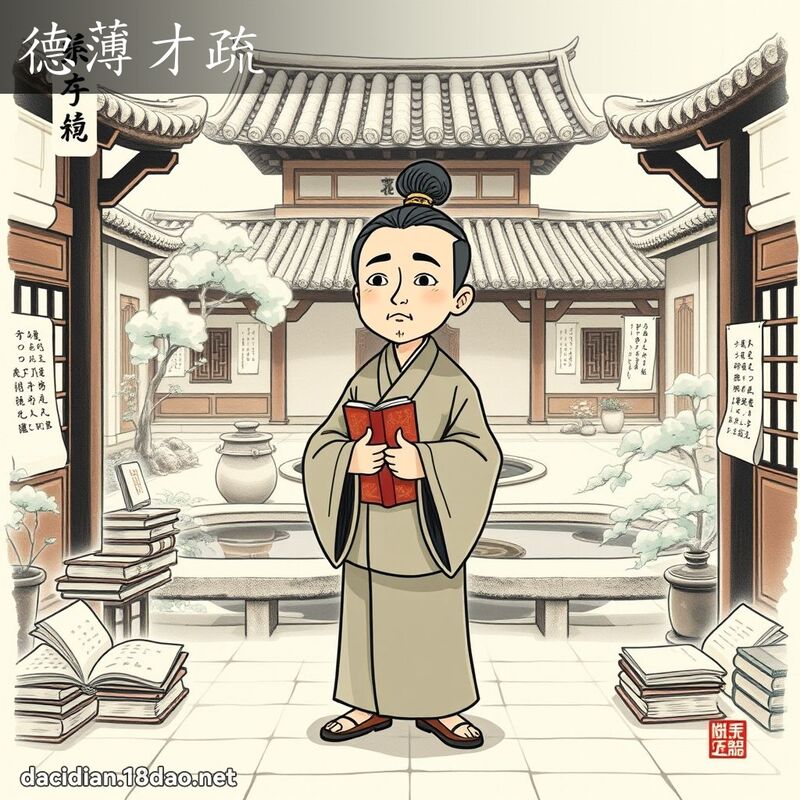 德薄才疏 - 国语大辞典配图