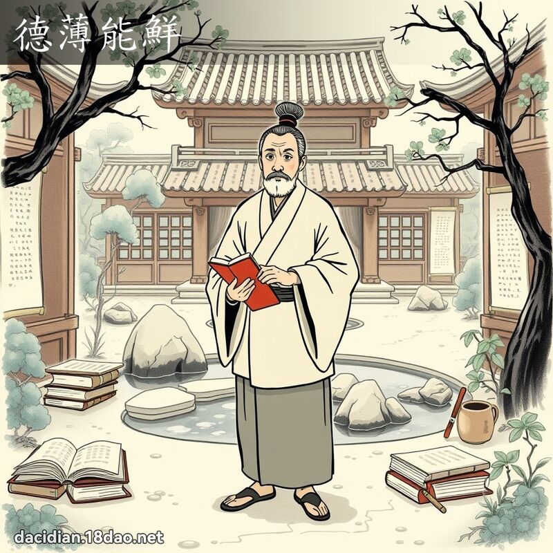 德薄能鮮 - 國語大辭典配圖