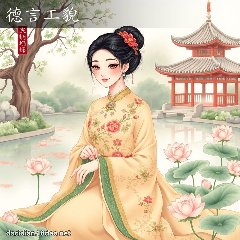 德言工貌 - 國語大辭典配圖