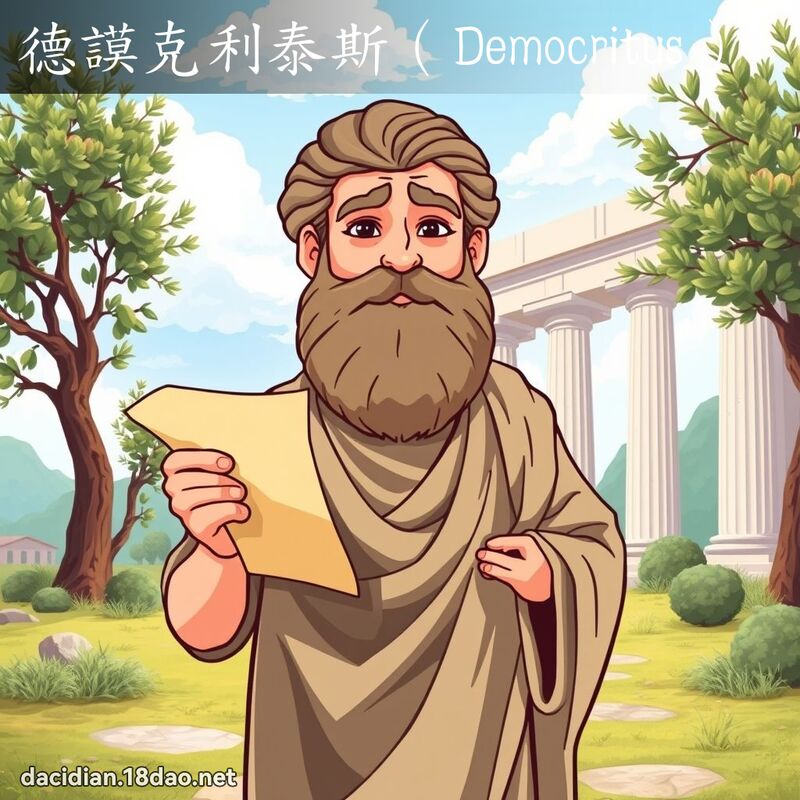 德謨克利泰斯（Democritus） - 国语大辞典配图