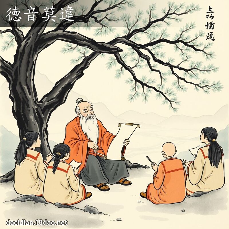 德音莫違 - 國語大辭典配圖
