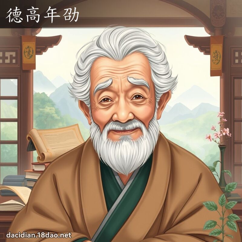 德高年劭 - 国语大辞典配图