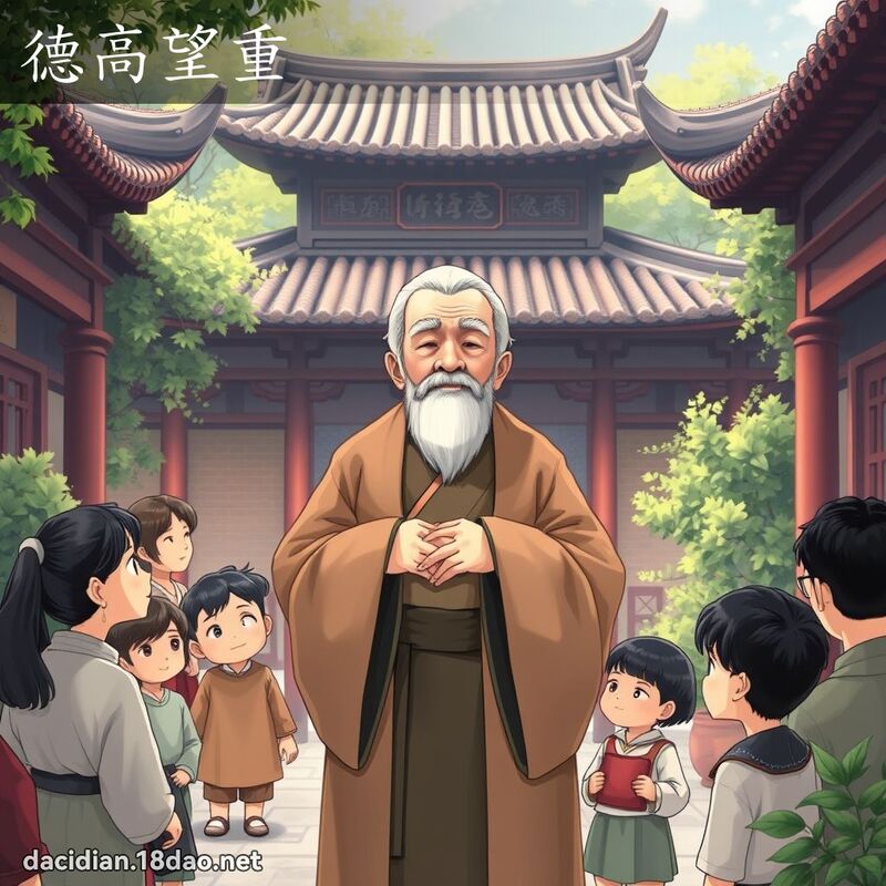 德高望重 - 国语大辞典配图