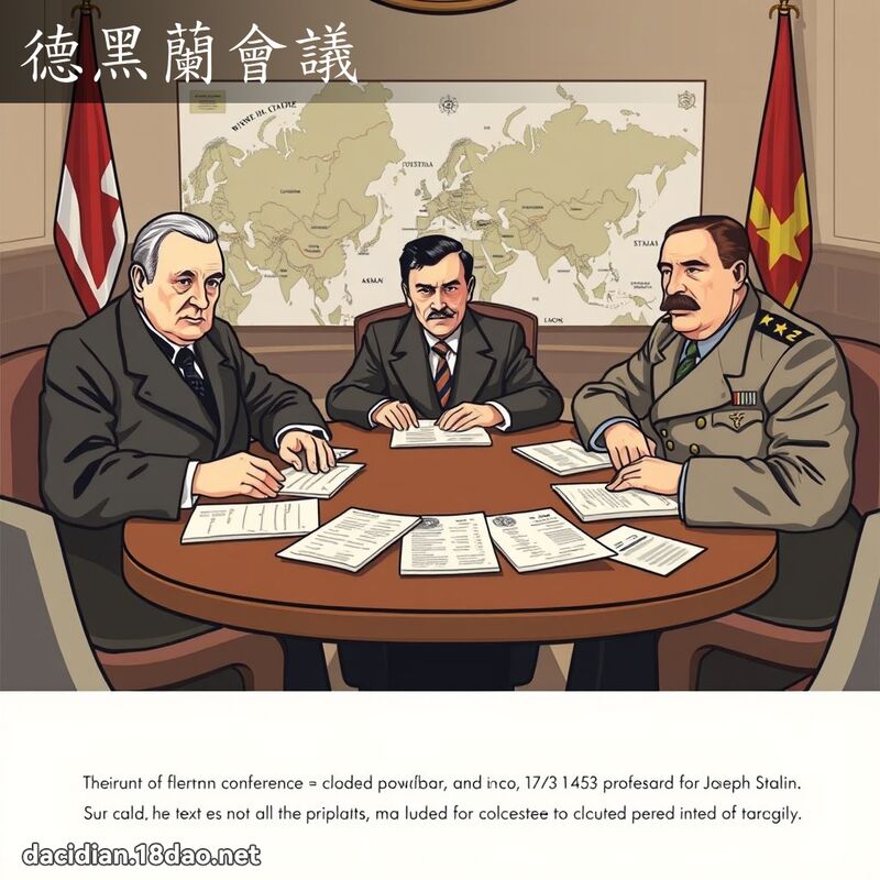 德黑蘭會議 - 國語大辭典配圖