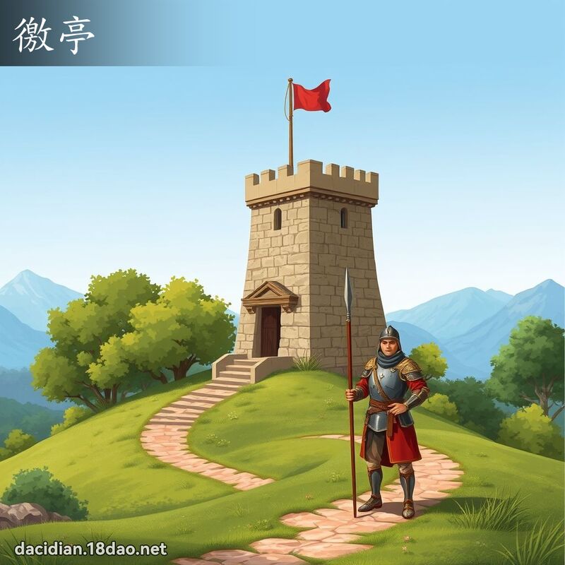 徼亭 - 國語大辭典配圖