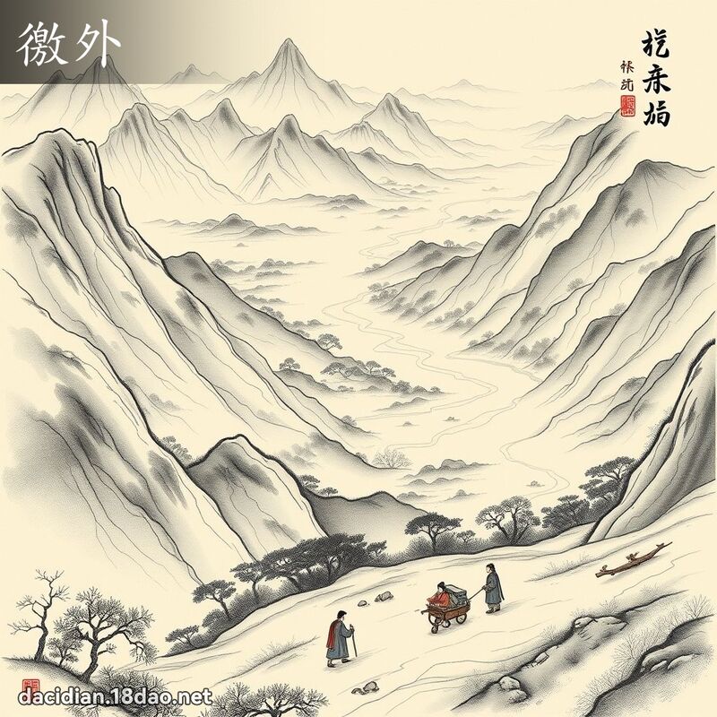 徼外 - 国语大辞典配图
