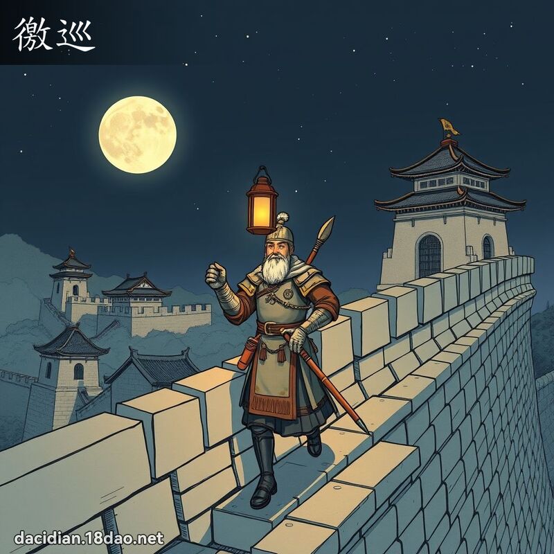 徼巡 - 國語大辭典配圖