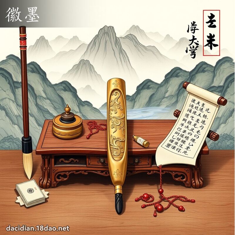 徽墨 - 国语大辞典配图