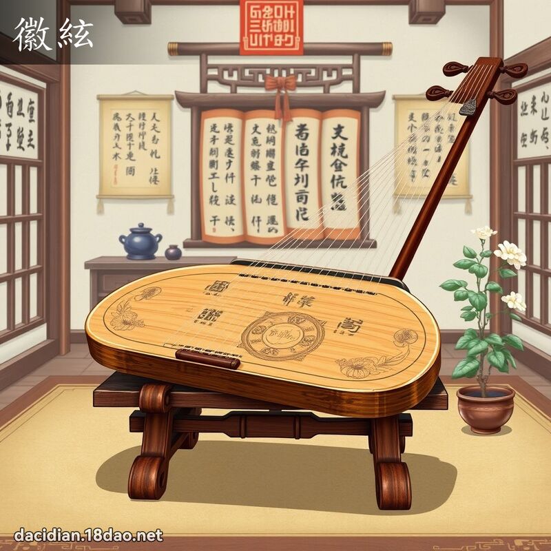 徽絃 - 国语大辞典配图