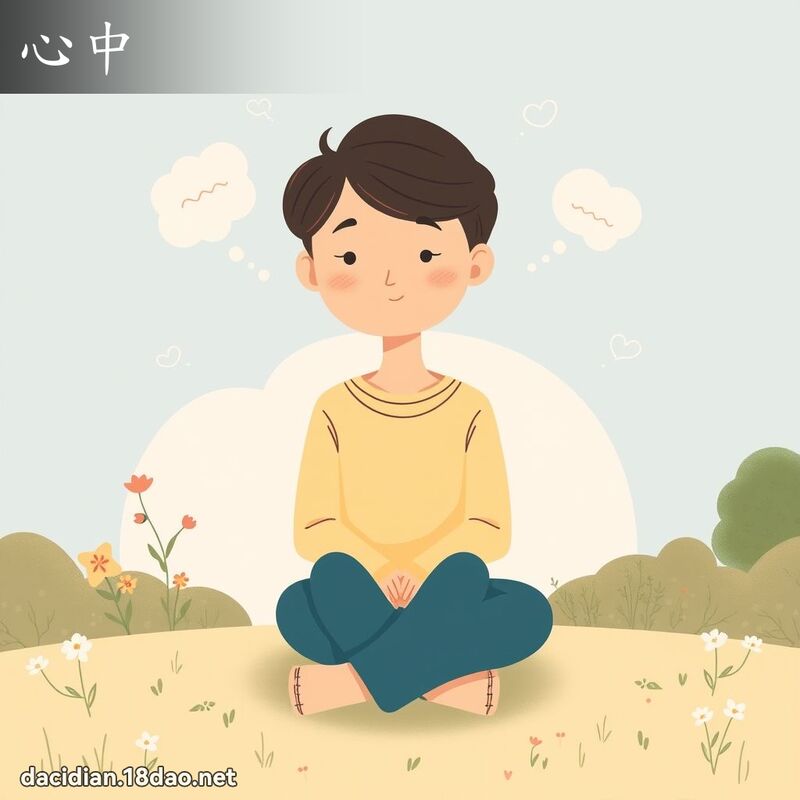 心中 - 国语大辞典配图