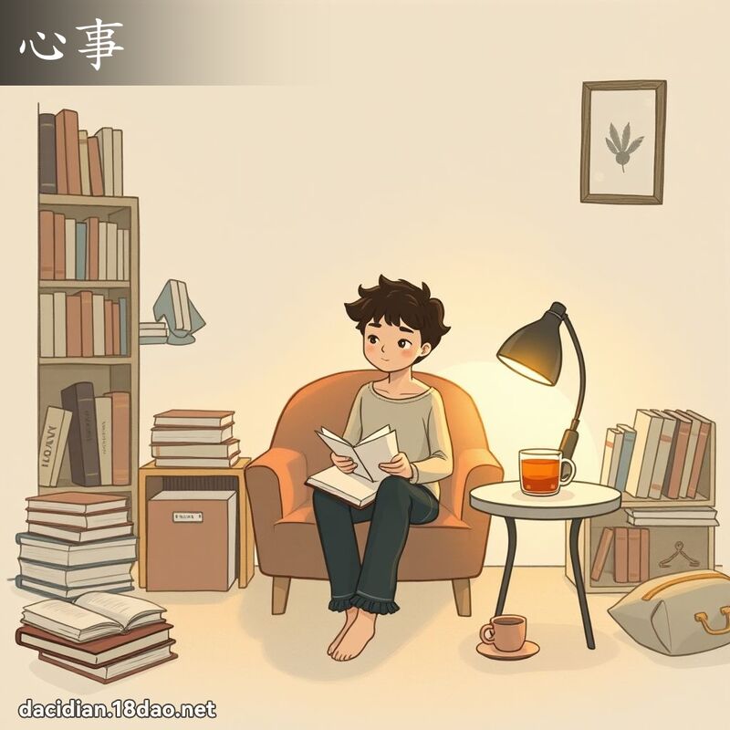心事 - 國語大辭典配圖