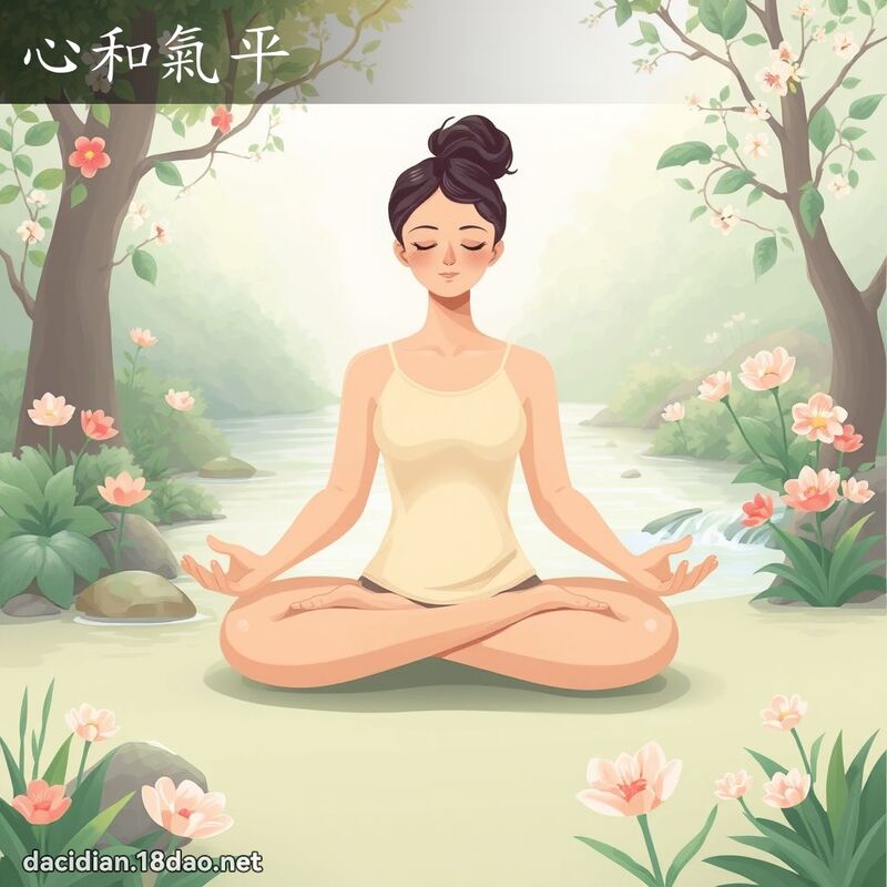 心和氣平 - 國語大辭典配圖